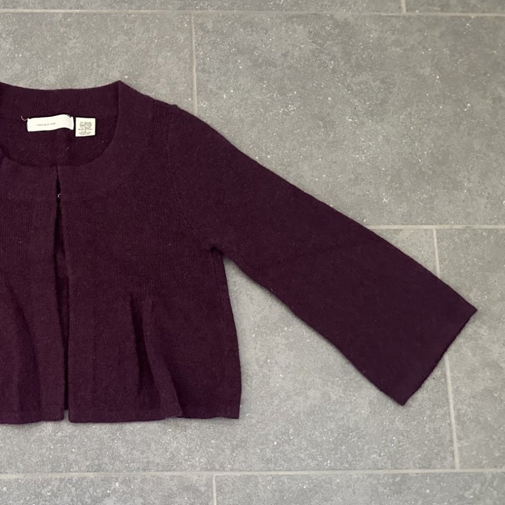 Euc Anthropologie Wool Blend Loop Hook Sweater - image 2